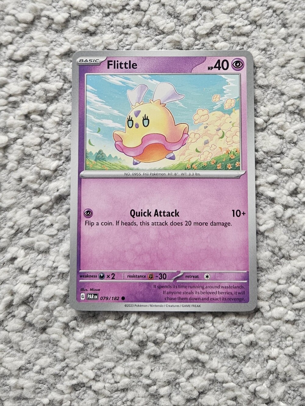 POKEMON TCG Card Flittle Paradox Rift 079/182